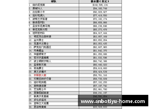 NBA底薪：球员薪资中的基础与挑战